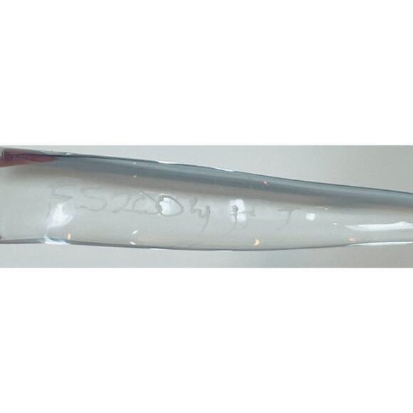 Frabel Studio Signed FS 2004 J Small Bird On Branch Glass Figurine Sculpture - Picture 7 of 7